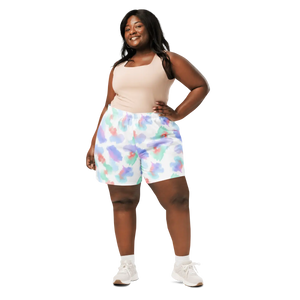 Pastel Cloud Unisex Athletic Shorts | Upf50+ Recycled Fabric Long - Xs