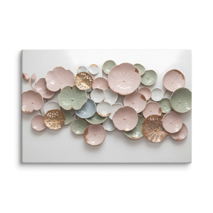 Pastel Lotus Canvas Art – Calming Energy Print - Dipaliz - Prints