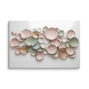 Pastel Lotus Canvas Art – Calming Energy Print - Dipaliz - Prints