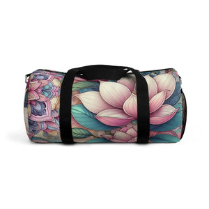 Vibrant Floral Fun Duffel Bag - Polyester Travel - Dipaliz - Bags