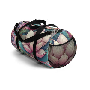 Vibrant Floral Fun Duffel Bag - Polyester Travel - Dipaliz - Bags