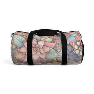 Vibrant Floral Polyester Duffel - Bold Travel Bag - Dipaliz - Bags