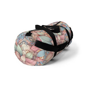 Vibrant Floral Polyester Duffel - Bold Travel Bag - Dipaliz - Bags