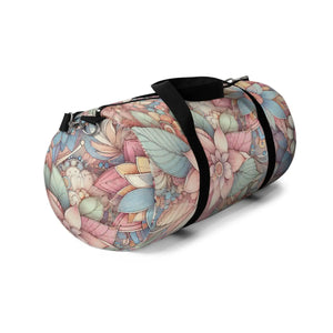 Vibrant Floral Polyester Duffel - Bold Travel Bag - Dipaliz - Bags