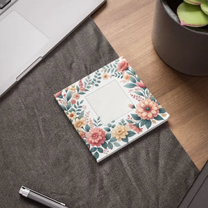 Pastel Floral Sticky Notes - Creative Planning Essential - Dipaliz - 4’’ x / White