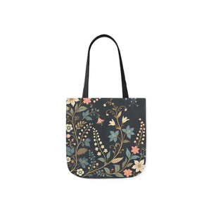 Chic Pastel Floral Canvas Tote - High Quality Polyester - Dipaliz - Bags