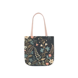Chic Pastel Floral Canvas Tote - Stylish Everyday Bag - Dipaliz - 13’’ × / Light Pink - Bags