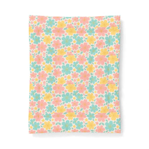 Pastel Floral Cotton Comforter – Oeko-tex - Dipaliz - Quilts & Comforters