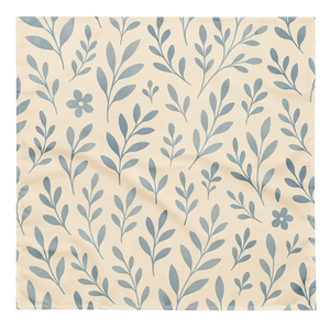 All-over Print Bandana Pastel Floral Soft Chic Style - Dipaliz - Bandanas & Headties