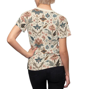 Timeless Pastel Floral Aop T-shirt for Women - Dipaliz - T-shirts