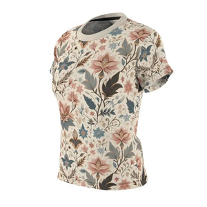 Timeless Pastel Floral Aop T-shirt for Women - Dipaliz - T-shirts