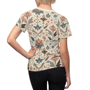 Timeless Pastel Floral Aop T-shirt for Women - Dipaliz - T-shirts