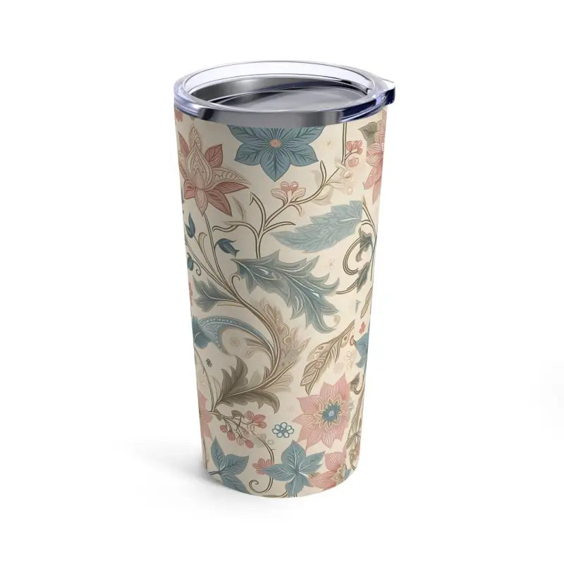 Sip in Style with Dipaliz 20oz Stainless Steel Flowers Tumbler - Tumblers