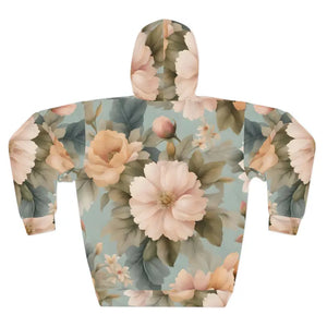 Floral Hoodie Pastel Garden Magic Unisex Pullover - Dipaliz - Hoodies