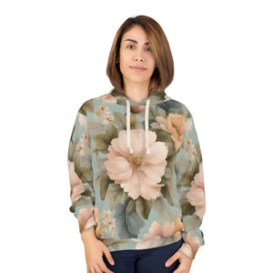 Floral Hoodie Pastel Garden Magic Unisex Pullover - Dipaliz - Hoodies