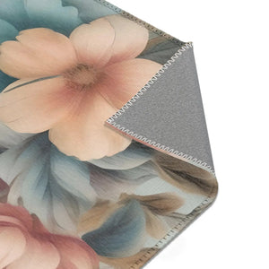 Pastel Flowers Area Rugs – Chenille Decor - Dipaliz