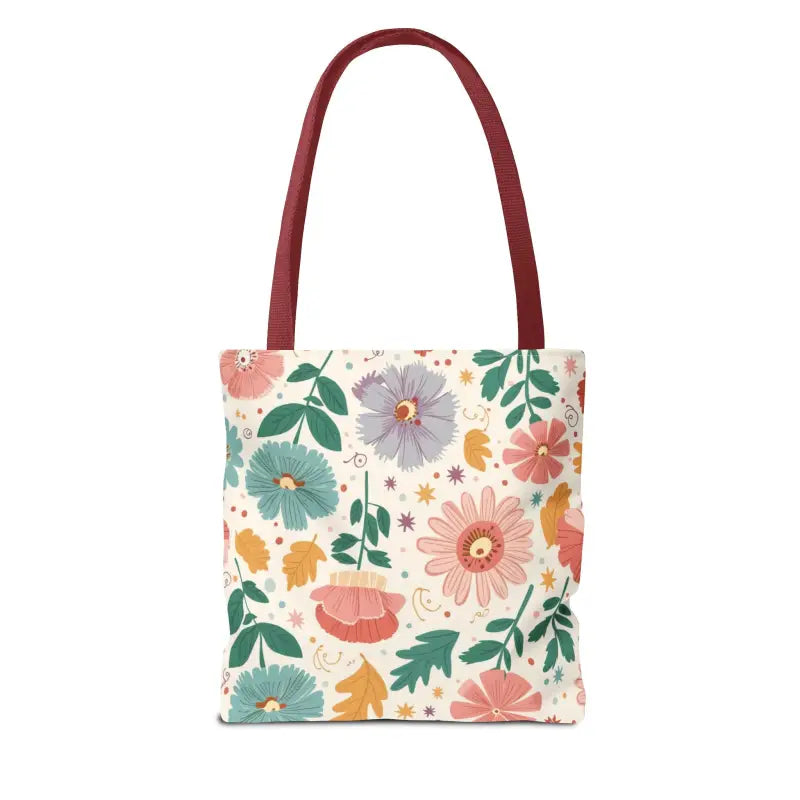 Tote Bag Bliss - Pastel Floral Chic | Dipaliz - Shopping Totes