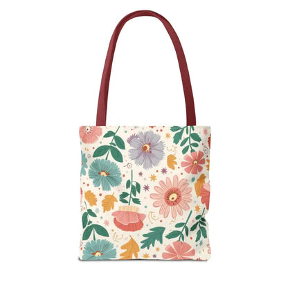 Tote Bag Bliss - Pastel Floral Chic | Dipaliz - Shopping Totes