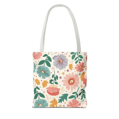 Tote Bag Bliss - Pastel Floral Chic | Dipaliz - Shopping Totes