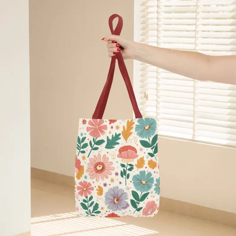 Tote Bag Bliss - Pastel Floral Chic | Dipaliz - Shopping Totes