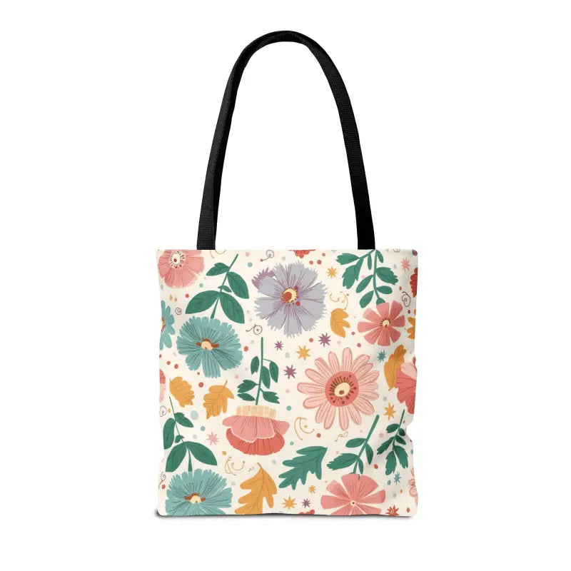 Tote Bag Bliss - Pastel Floral Chic | Dipaliz - Shopping Totes