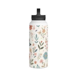Elegant Butterfly Design Water Bottle - Stainless Steel - Dipaliz - Bottles