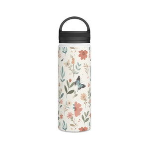 Elegant Butterfly Design Water Bottle - Stainless Steel - Dipaliz - Bottles