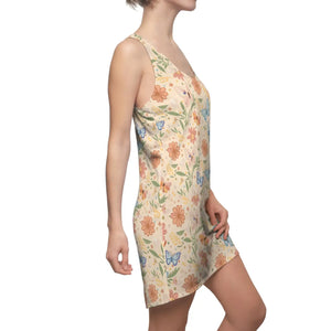 Floral Racerback Dress – Pastel Flowers Dipaliz - Dresses - Xs