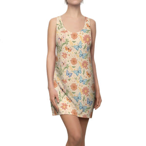 Floral Racerback Dress – Pastel Flowers Dipaliz - Dresses - Xs