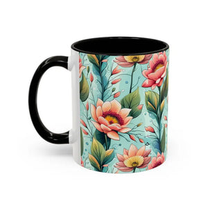 Mug - Colorful Mugs with Pastel Flowers for Modern Lifestyle - Dipaliz