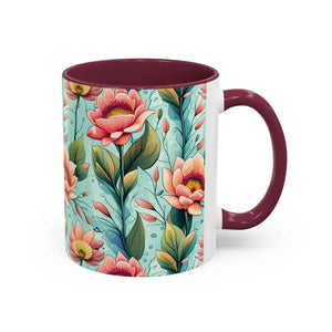 Mug - Colorful Mugs with Pastel Flowers for Modern Lifestyle - Dipaliz