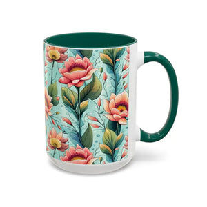 Mug - Colorful Mugs with Pastel Flowers for Modern Lifestyle - Dipaliz