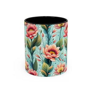 Mug - Colorful Mugs with Pastel Flowers for Modern Lifestyle - Dipaliz