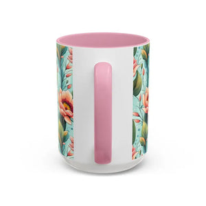 Mug - Colorful Mugs with Pastel Flowers for Modern Lifestyle - Dipaliz