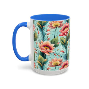 Mug - Colorful Mugs with Pastel Flowers for Modern Lifestyle - Dipaliz