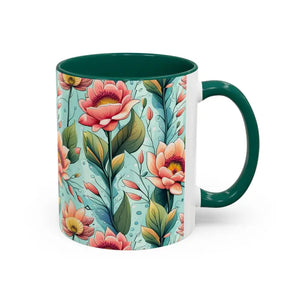 Mug - Colorful Mugs with Pastel Flowers for Modern Lifestyle - Dipaliz