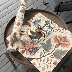 Pastel Flower Gift Wrap Paper - Eye-catching Design - Dipaliz - Wrapping