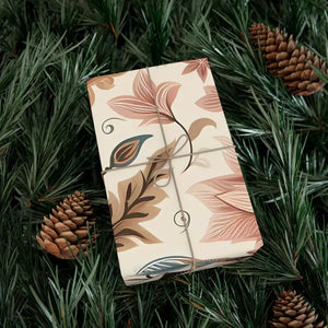 Pastel Flower Gift Wrap Paper - Eye-catching Design - Dipaliz - Wrapping
