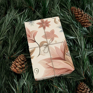 Pastel Flower Gift Wrap Paper - Premium Matte or Satin - Dipaliz - Wrapping