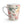 Pastel Flowers Latte Mug - Durable White Ceramic - Dipaliz - 12oz - Mugs