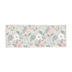 Chic Light Scarf - Pastel Floral Lightweight Fabric - Dipaliz - 27’’ × 71’’ - Scarves & Shawls