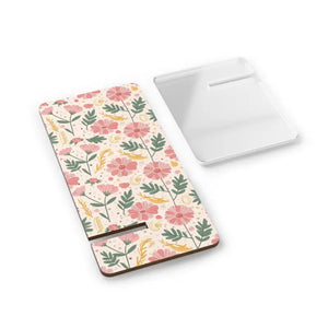 Pastel Flowers Mobile Display Stand - Chic Desk Decor - Dipaliz - 2.8’’ x 5.9’’ / Glossy - Phone Stands