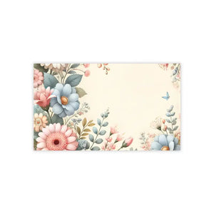 Paper Products - Pastel Flower Sticky Notes White Uncoated - Dipaliz 10’’ x 6’’