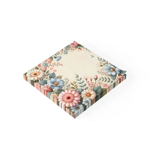Paper Products - Pastel Flower Sticky Notes White Uncoated - Dipaliz