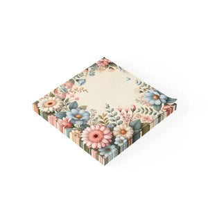 Paper Products - Pastel Flower Sticky Notes White Uncoated - Dipaliz