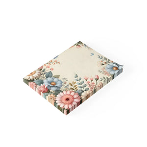 Pastel Flower Sticky Notes - White Uncoated Paper - Dipaliz