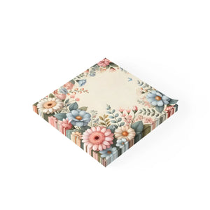 Pastel Flower Sticky Notes - White Uncoated Paper - Dipaliz