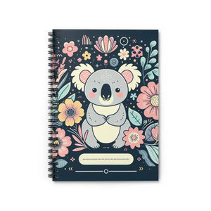 Pastel Flowers Spiral Notebook - Metal Binding Art Design - Dipaliz - one Size - Notebooks & Notepads