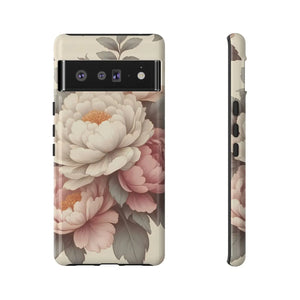 Pastel Large Flowers Phone Case - Tough Protection - Dipaliz - Mobile Cases