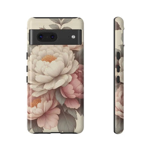Pastel Large Flowers Phone Case - Tough Protection - Dipaliz - Mobile Cases